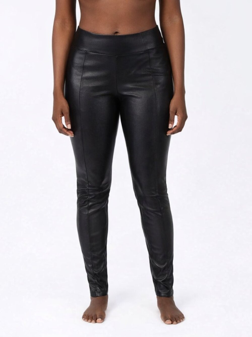 Athleta Delancey Gleam Moto Tight Pants Womens Small Black Stretch Zip Pockets